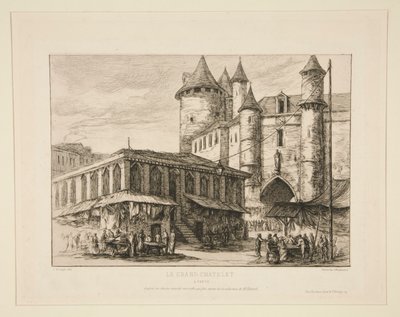 Le Grand Chatelet by Charles Meryon