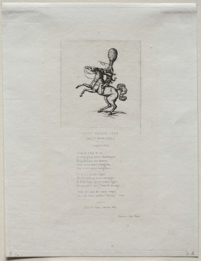 Little Prince Dito by Charles Meryon