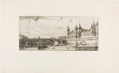 Pont-au-Change, Paris by Charles Meryon