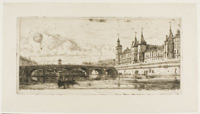 Pont-au-Change, Paris by Charles Meryon