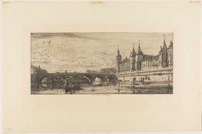 Pont-au-Change, Paris by Charles Meryon