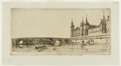 Pont-au-Change, Paris by Charles Meryon