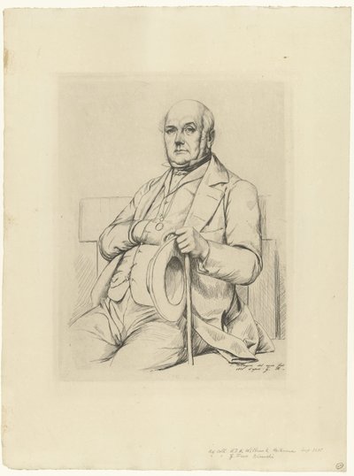 Portrait of Casimir Le Conte by Charles Meryon