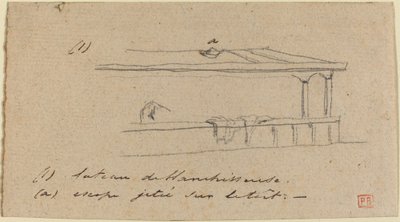Study for "Le Petit Pont" by Charles Meryon