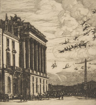 The Admiralty, Paris by Charles Meryon