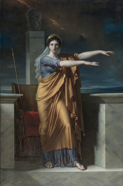 Polyhymnia, Muse of Eloquence, 1800 by Charles Meynier