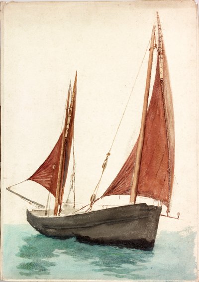 Fishing Boat by Charles Napier Hemy