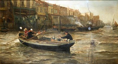 Home at Last! by Charles Napier Hemy