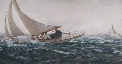 Sailing Free by Charles Napier Hemy