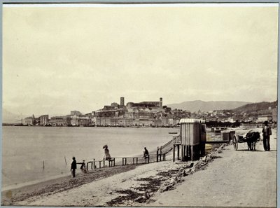 Cannes beach - Photography by Charles Nègre by Charles Nègre
