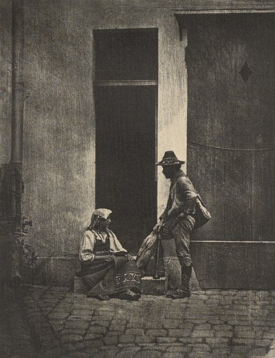 Pifferari Returning Home by Charles Nègre