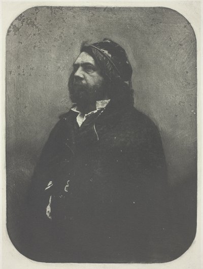Portrait of Theophile Gautier after Nadar by Charles Nègre
