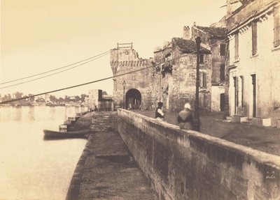 The Gate of the Chestnuts, Arles by Charles Nègre
