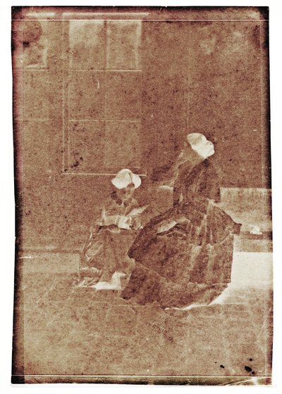 Women in a Courtyard by Charles Nègre