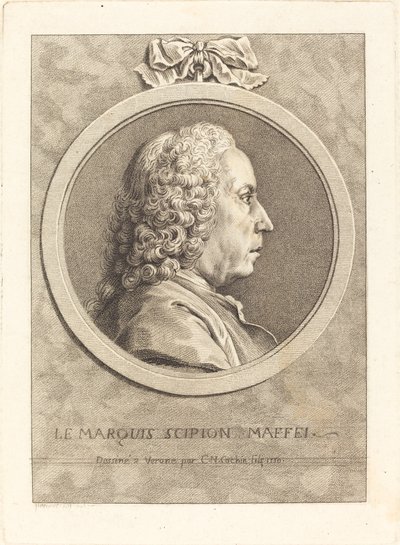 The Marquis Scipion Maffei by Charles Nicolas Cochin II