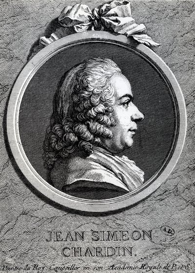 Jean Simeon Chardin by Charles Nicolas II Cochin