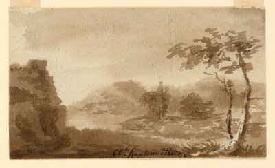 A Landscape by Charles Nicolas Ransonnette