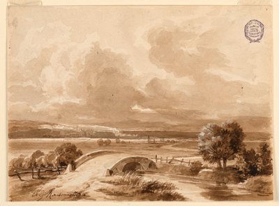 Landscape by Charles Nicolas Ransonnette