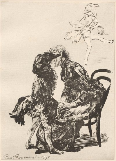 Before the Ballet by Charles Paul Renouard