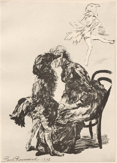 Avant Le Ballet, 1898 by Charles Paul Renouard
