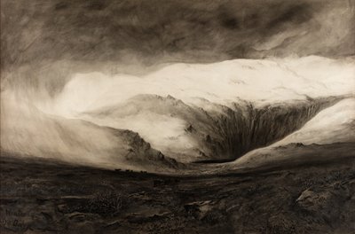 Winter, Llyn Dulyn by Charles Potter