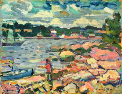 Symphony in Blue, Brooksville, Maine by Charles Prendergast