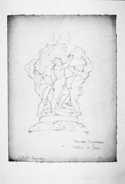 Bronze Candelabra, Certosa di Pavia by Charles Rennie Mackintosh
