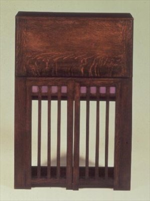 Desk (closed) by Charles Rennie Mackintosh