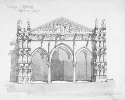 Palermo Cathedral Entrance Porch by Charles Rennie Mackintosh