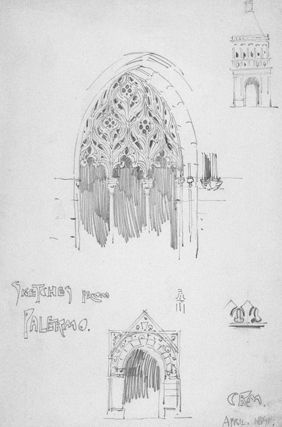 Sketches from Palermo by Charles Rennie Mackintosh