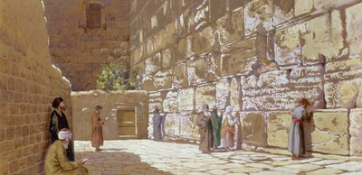 The Wailing Wall, in Jerusalem by Charles Robertson
