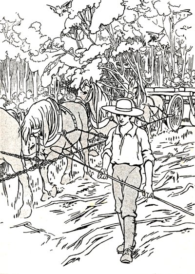 A Settler Clearing His Land by Charles Robinson