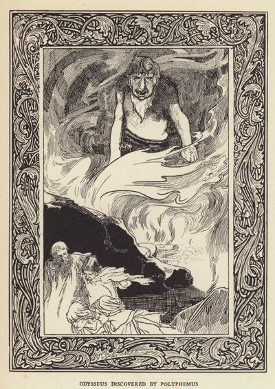 Odysseus discovered by Polyphemus by Sir John Charles Robinson