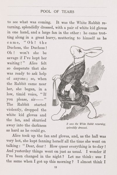 The White Rabbit splendidly dressed by Charles Robinson