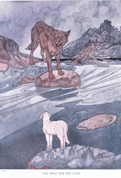 The wolf and the lamb by Charles Robinson