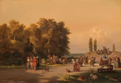 Park in the Vicinity of Paris by Charles Rochussen