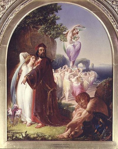 Prospero and Miranda by Charles Rolt