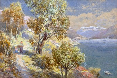 Lake of Lugano by Charles Rowbotham
