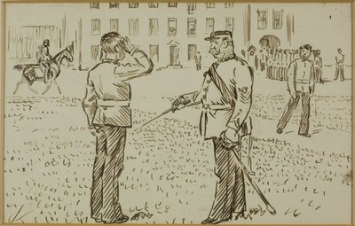 A Poser by Charles Samuel Keene