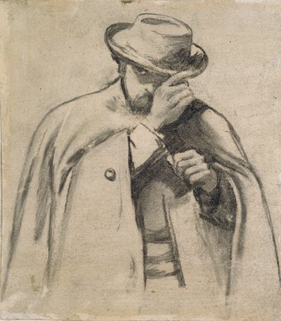Dante Gabriel Rossetti by Charles Samuel Keene