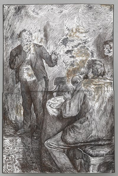 Smoking Strictly Prohibited by Charles Samuel Keene