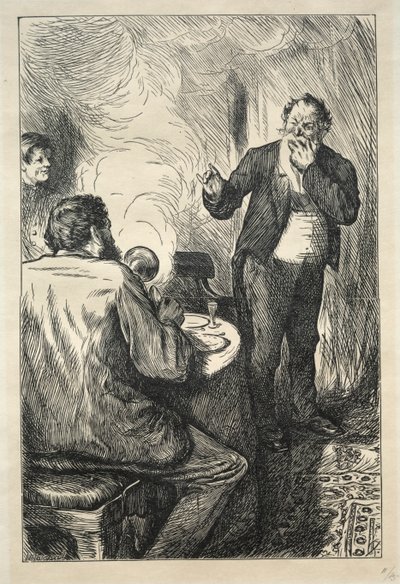 Smoking Strictly Prohibited by Charles Samuel Keene