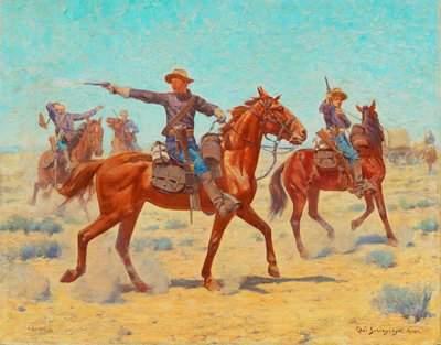 The Rear Guard by Charles Schreyvogel