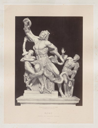 Rome: Groupe de Laocoon Vatican by Charles Soulier