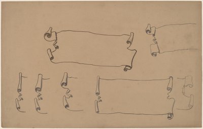 Sketches for a Scroll by Charles Sprague Pearce