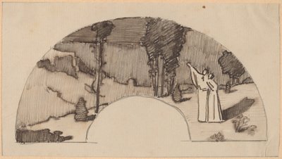 Study for an Archway by Charles Sprague Pearce