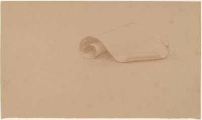 Study of a Scroll by Charles Sprague Pearce