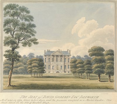 Seat of David Godfrey, Isleworth, Middlesex by Charles Tomkins