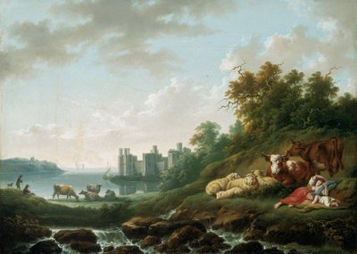 Caernarvon Castle by Charles Towne