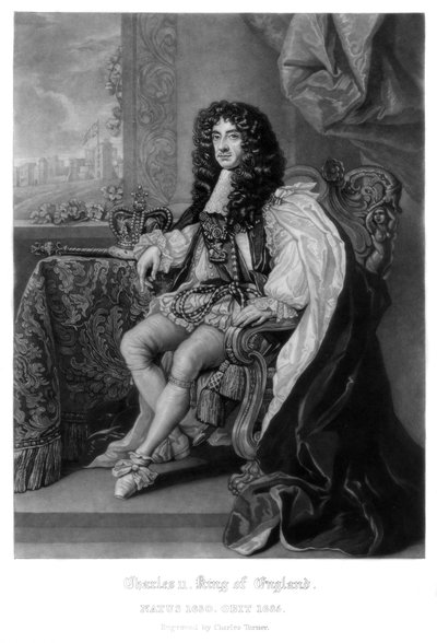 Charles II, King of England by Charles Turner